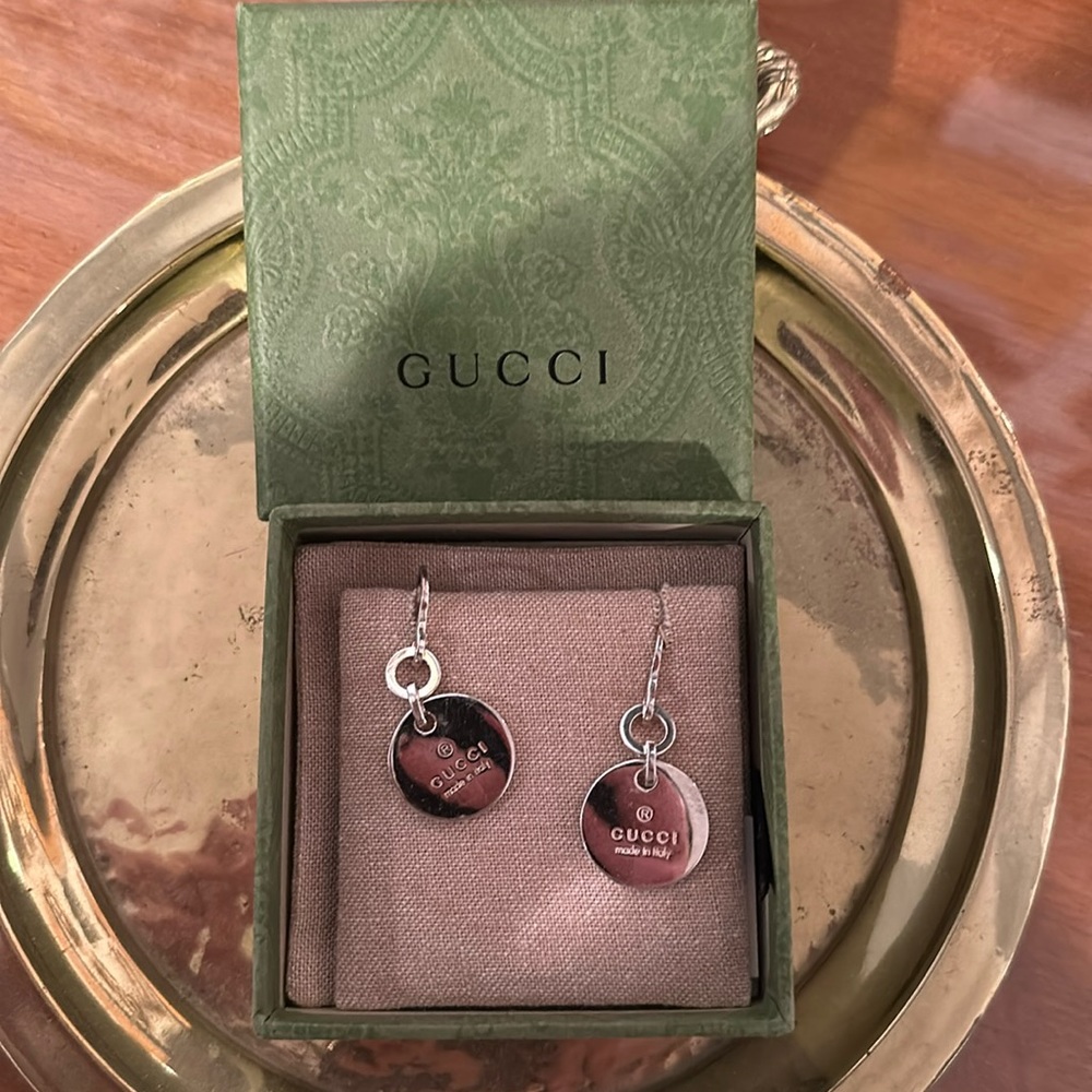 gucci silver dangle earring’s